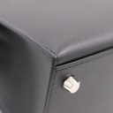 Hermes Kelly 25 Epsom Silver Hardware Black and Blue Year 2024 New