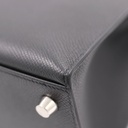 Hermes Kelly 25 Epsom Silver Hardware Black and Blue Year 2024 New