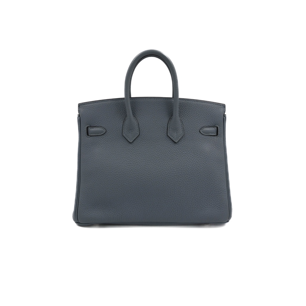 Hermes Birkin 25 Togo Silver Hardware Light Blue Year 2022 Like New