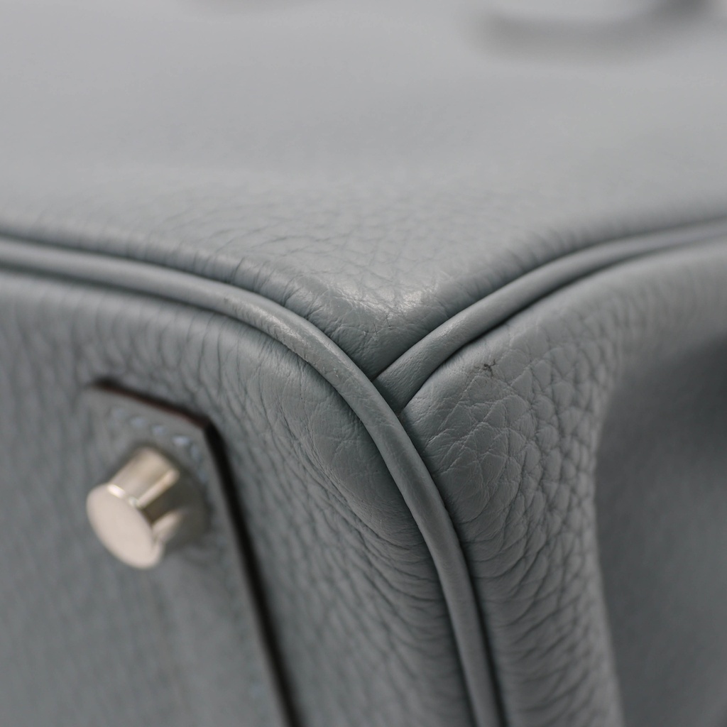 Hermes Birkin 25 Togo Silver Hardware Light Blue Year 2022 Like New