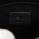 Fendi Zucca Sunshine Shopper Small Leather 2 Way Handbag Black 8BS051