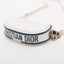 Christian Dior Vaib Leather 2 Way Shoulder Bag White