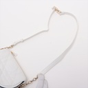 Christian Dior Vaib Leather 2 Way Shoulder Bag White