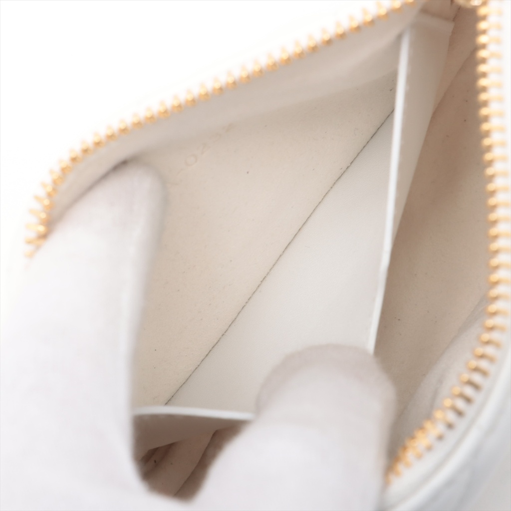 Christian Dior Vaib Leather 2 Way Shoulder Bag White