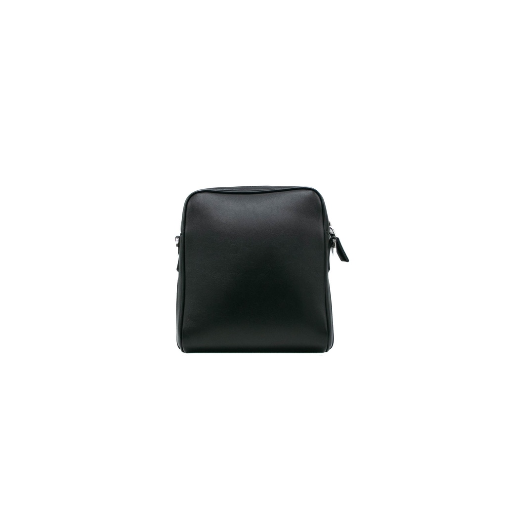 Prada Leather Shoulder Bag With Pouch Black 2VH168