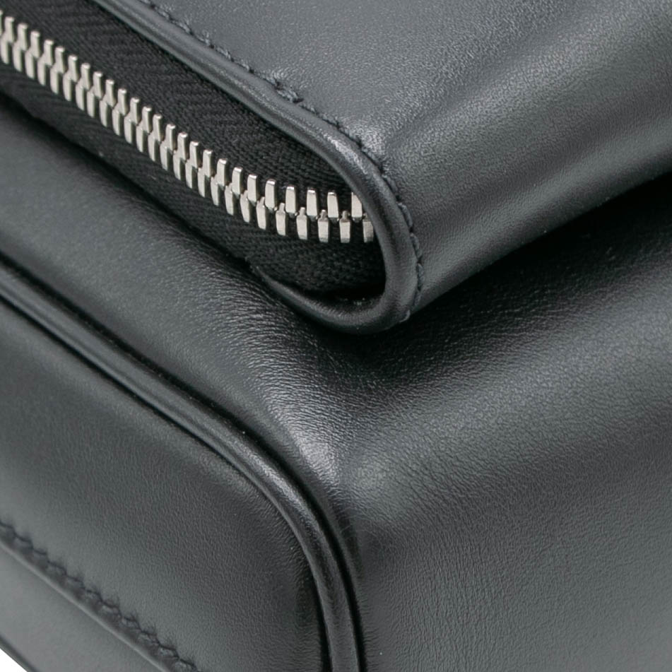 Prada Leather Shoulder Bag With Pouch Black 2VH168