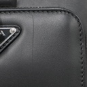 Prada Leather Shoulder Bag With Pouch Black 2VH168