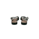 Christian Dior J'Adior Slingback Flat Black Technical Fabric In Size 38