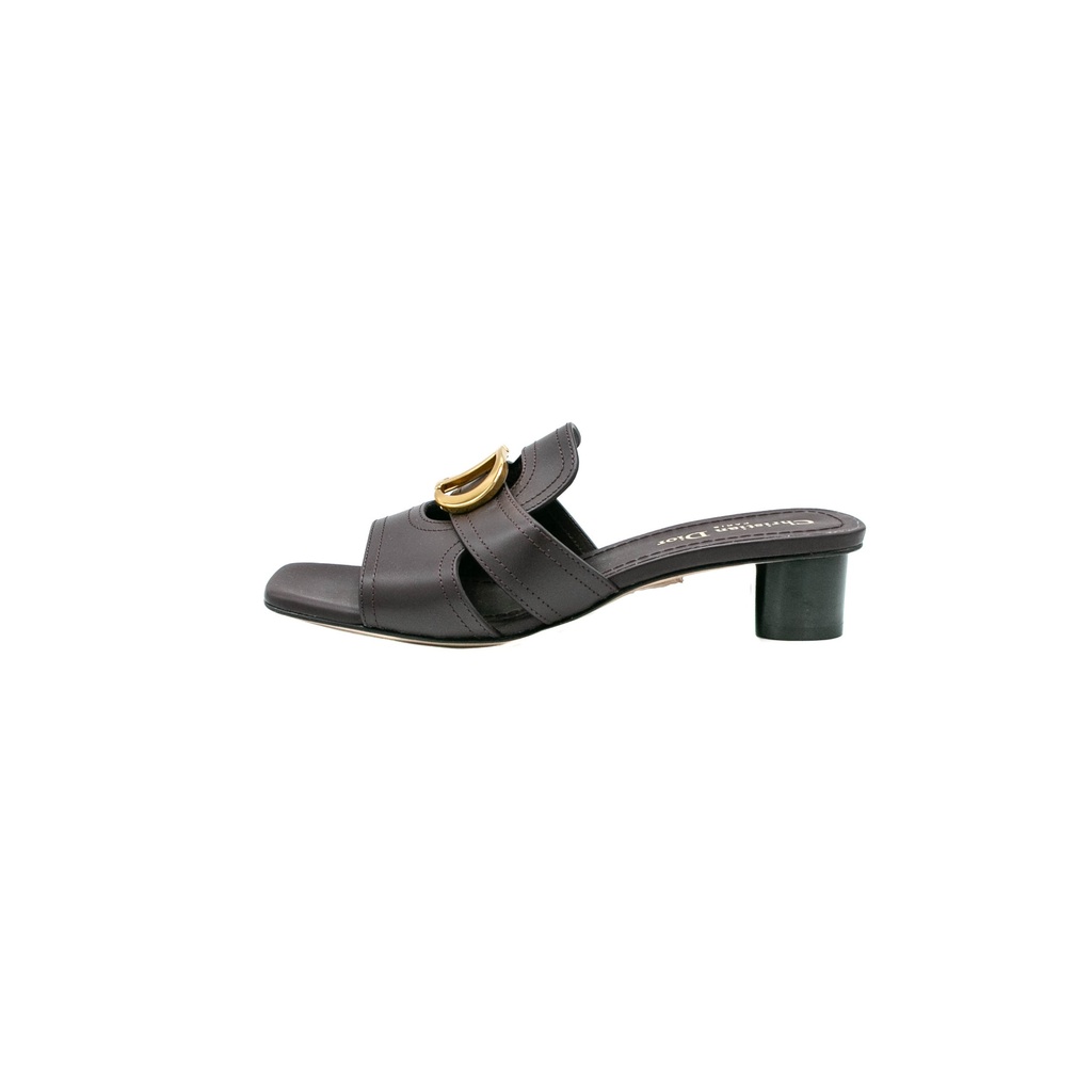 Christian Dior 30 Montaigne Platform Slide Cherry Red In Size 37