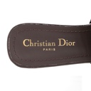 Christian Dior 30 Montaigne Platform Slide Cherry Red In Size 37
