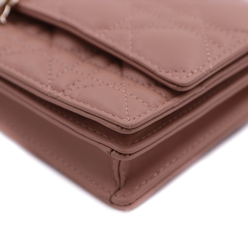 Christian Dior Lambskin Cannage Mini Miss Dior Bag Rose 