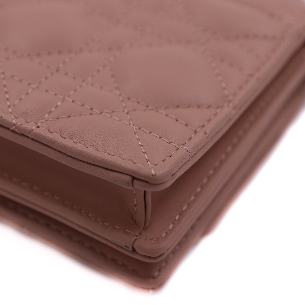 Christian Dior Lambskin Cannage Mini Miss Dior Bag Rose 