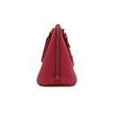 Prada Saffiano Small Galleria Double Zip Tote Fuxia