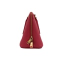 Prada Saffiano Small Galleria Double Zip Tote Fuxia