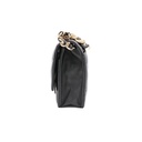 Chanel  Lambskin Plexi Quilted Wallet On Chain WOC Black