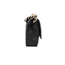 Chanel  Lambskin Plexi Quilted Wallet On Chain WOC Black
