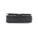 Chanel  Lambskin Plexi Quilted Wallet On Chain WOC Black