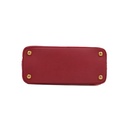 Prada Saffiano Lux Small Promenade Tote Bag Peonia