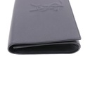 Saint Laurent Calfskin Monogram Large Belle De Jour Clutch Black