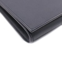Saint Laurent Calfskin Monogram Large Belle De Jour Clutch Black
