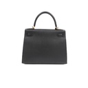 Hermes Kelly 28 Epsom Leather 2018 Black