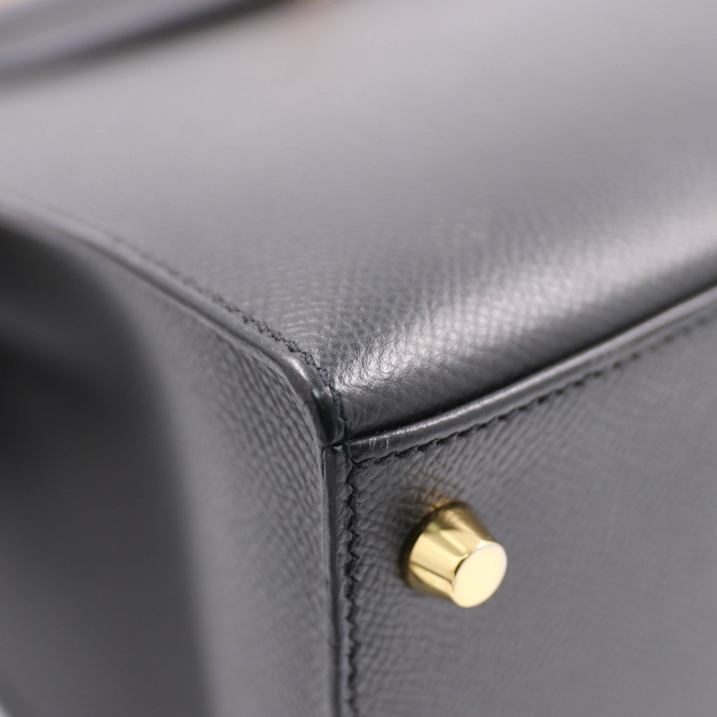 Hermes Kelly 28 Epsom Leather 2018 Black