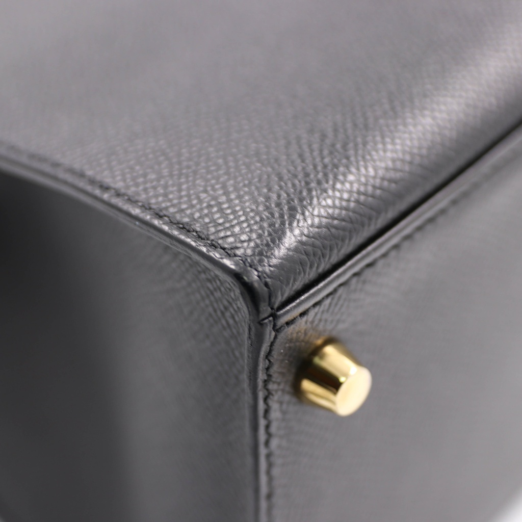 Hermes Kelly 28 Epsom Leather 2018 Black