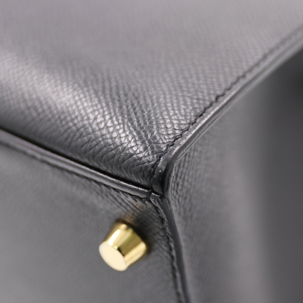 Hermes Kelly 28 Epsom Leather 2018 Black