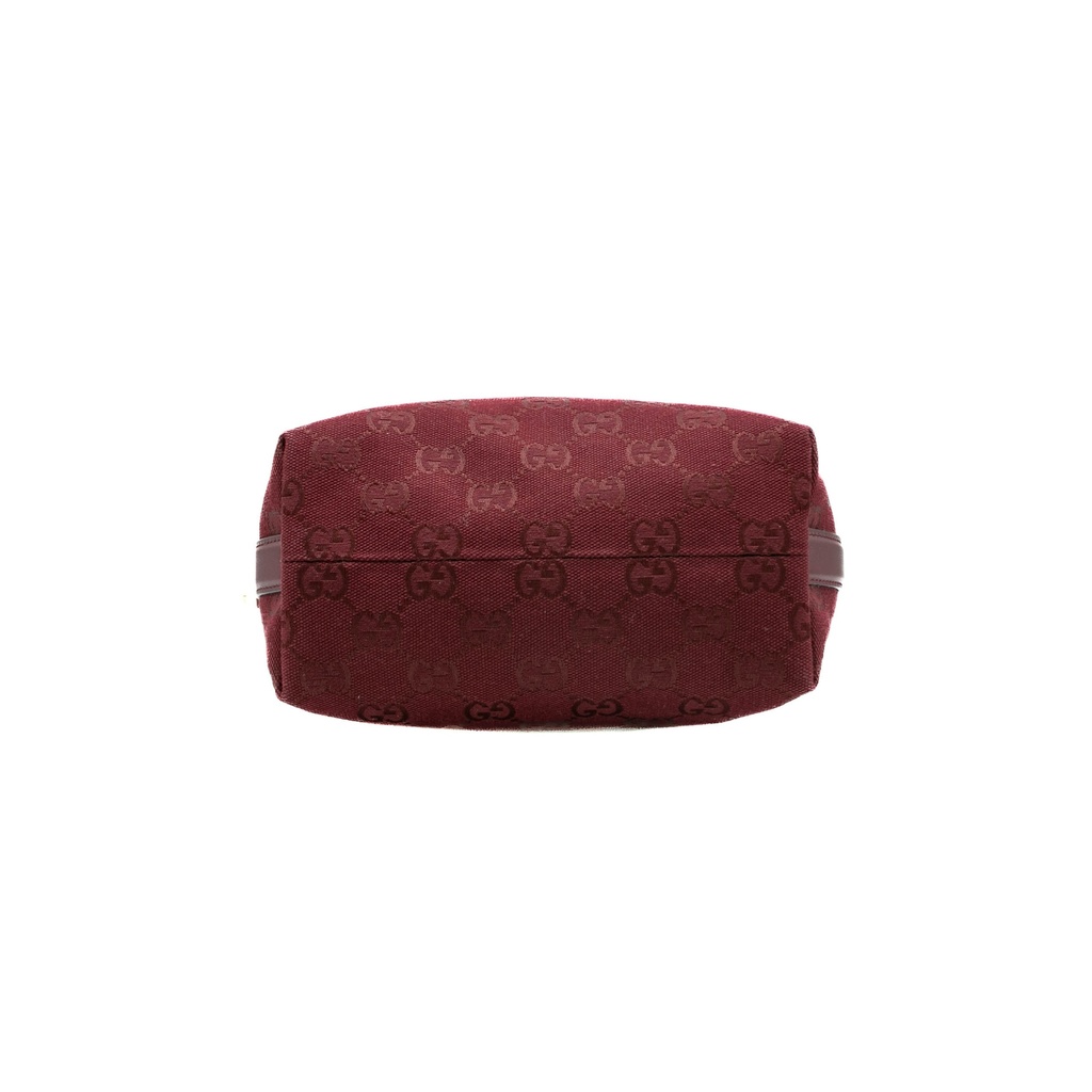 Gucci GG Super Mini Canvas Shoulder Bag Red 795168