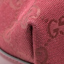 Gucci GG Super Mini Canvas Shoulder Bag Red 795168
