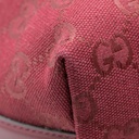 Gucci GG Super Mini Canvas Shoulder Bag Red 795168