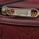 Gucci GG Super Mini Canvas Shoulder Bag Red 795168
