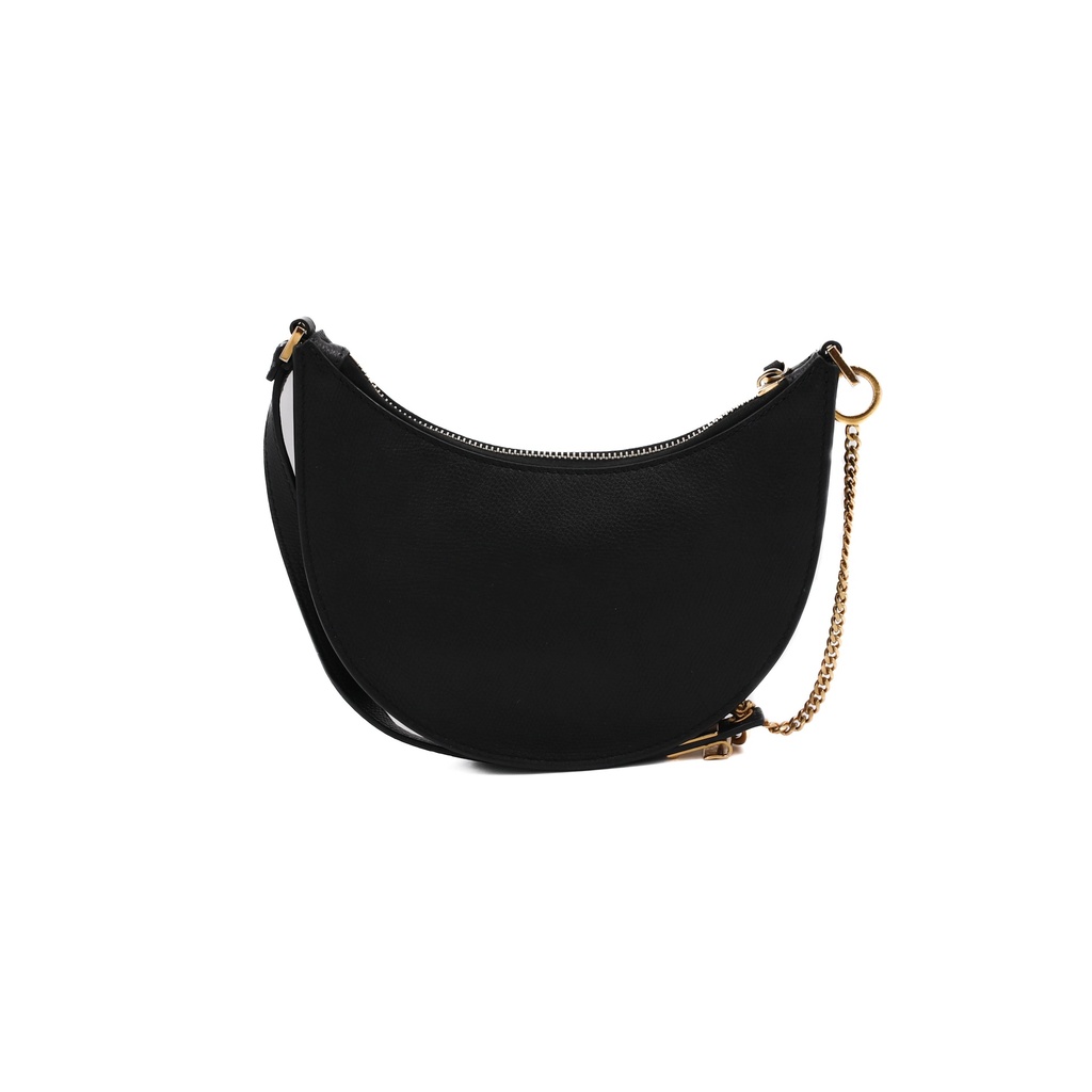 Valentino Vlogo Mini Leather Hobo Black Bag