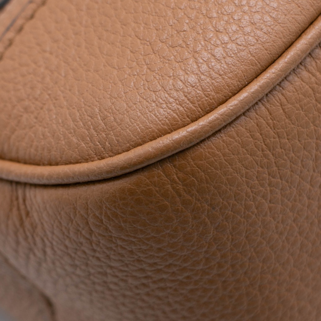 Prada Moon Padded Nappa Leather Brown Shoulder Bag