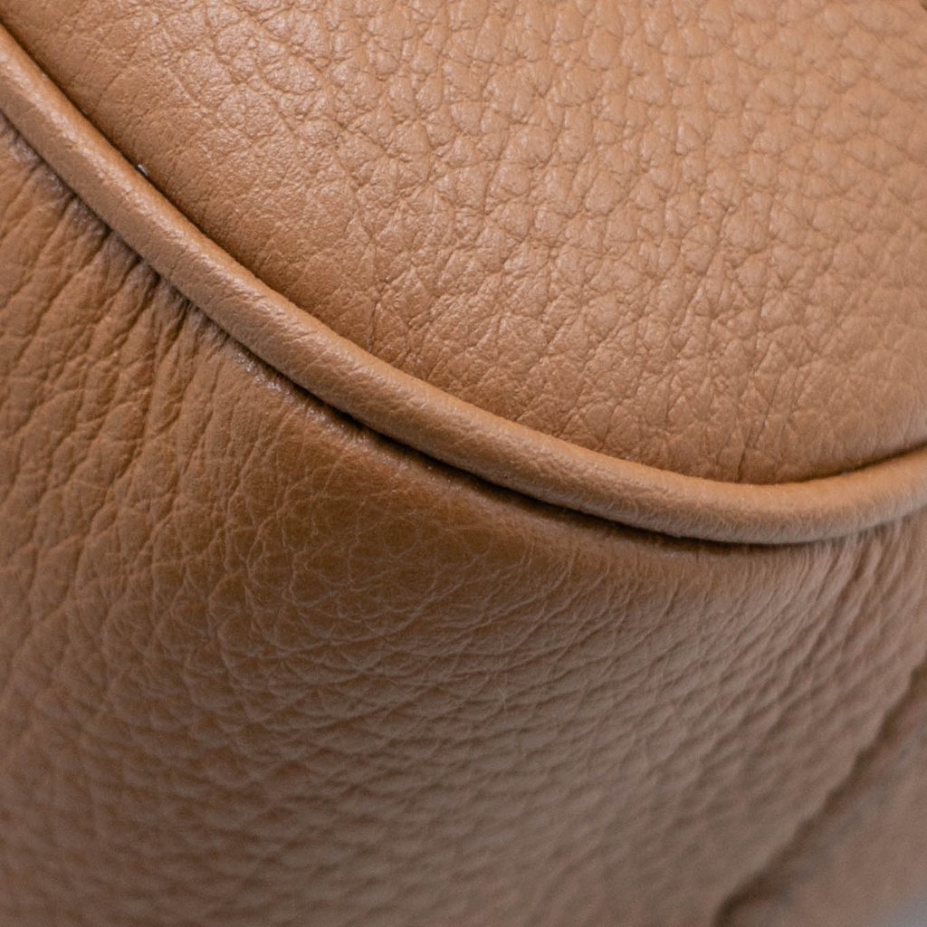 Prada Moon Padded Nappa Leather Brown Shoulder Bag