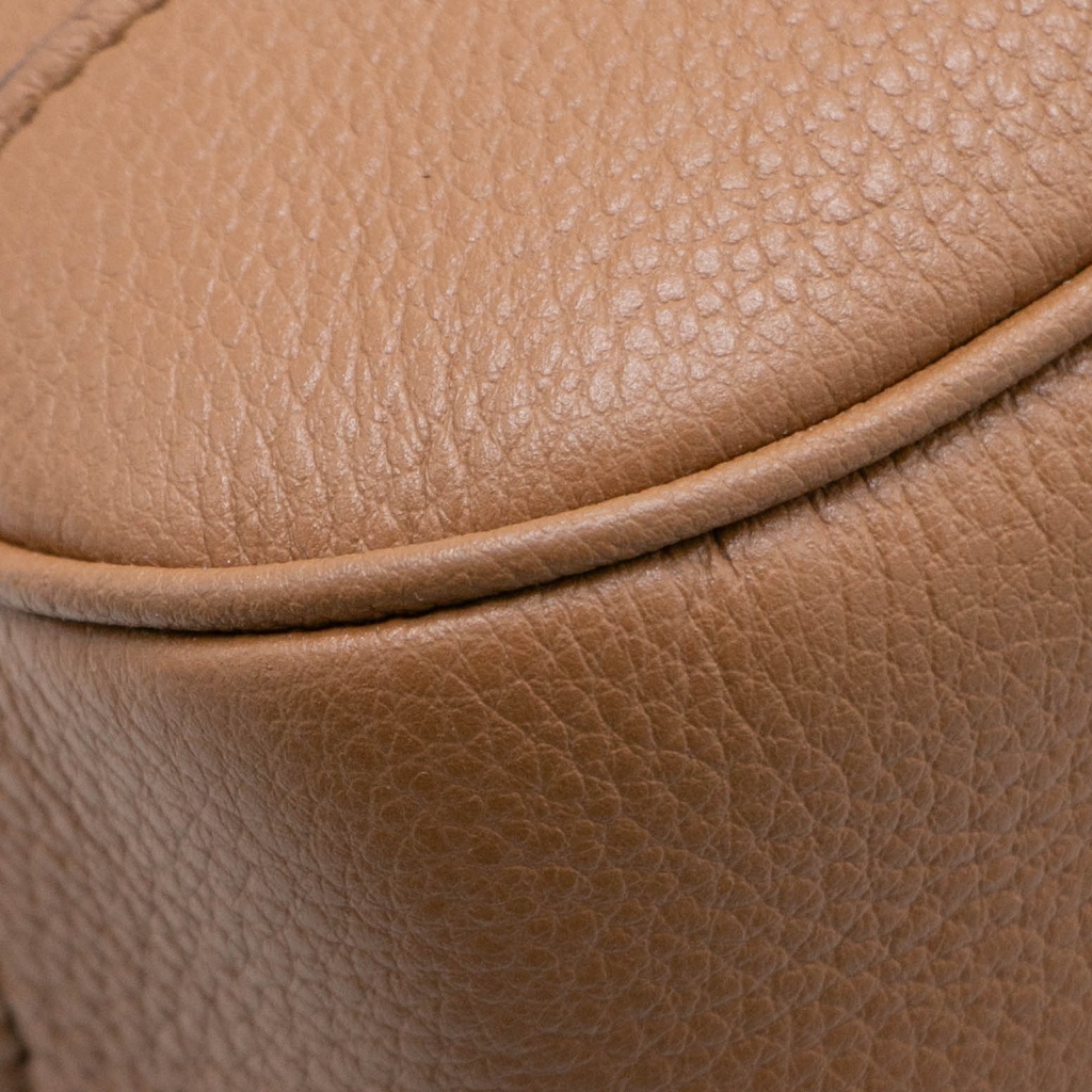 Prada Moon Padded Nappa Leather Brown Shoulder Bag