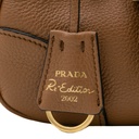 Prada Moon Padded Nappa Leather Brown Shoulder Bag