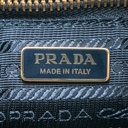 Prada Moon Padded Nappa Leather Brown Shoulder Bag