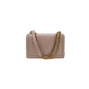 Dolce & Gabbana Faux Pearl Devotion Pink Handbag