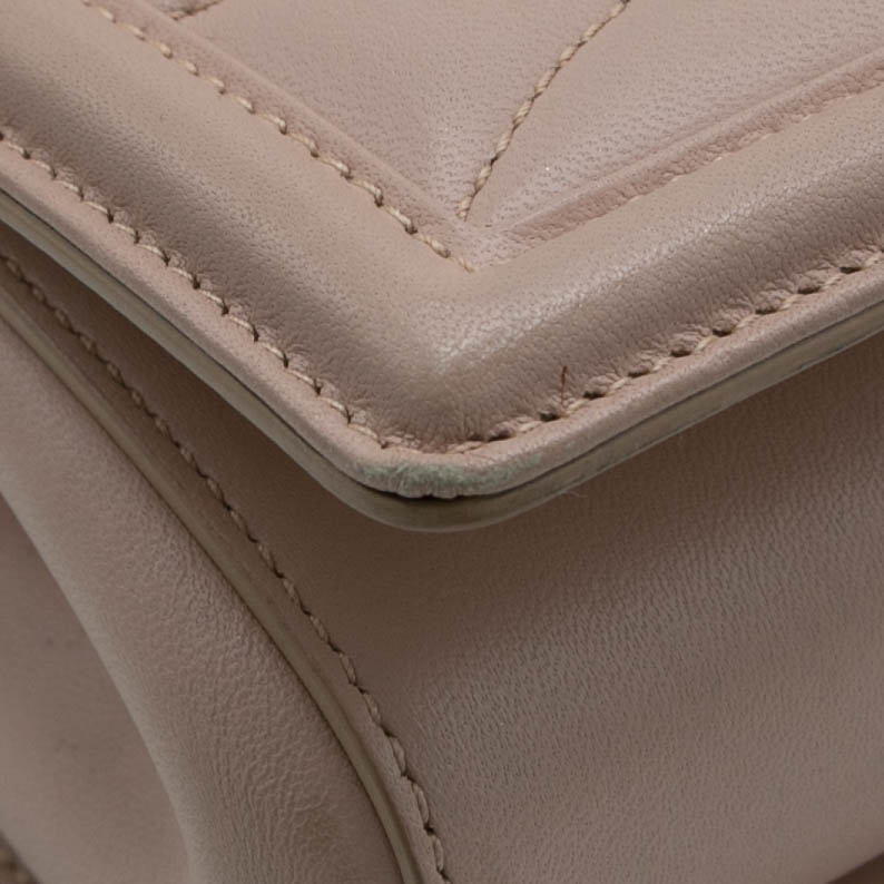 Dolce & Gabbana Faux Pearl Devotion Pink Handbag