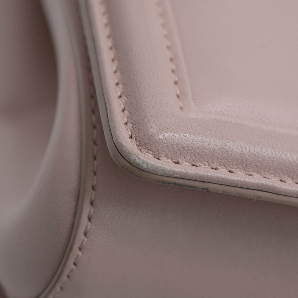 Dolce & Gabbana Faux Pearl Devotion Pink Handbag