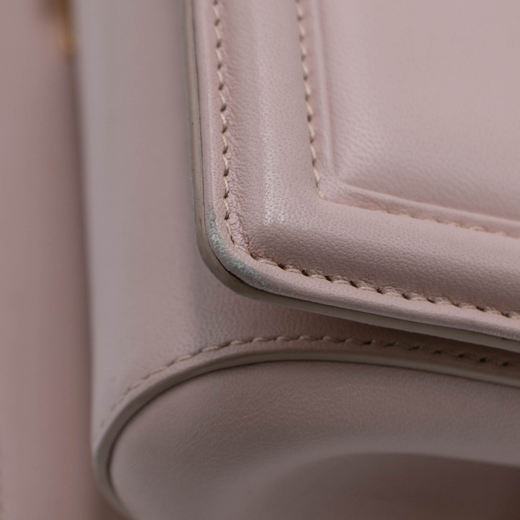 Dolce & Gabbana Faux Pearl Devotion Pink Handbag