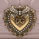 Dolce & Gabbana Faux Pearl Devotion Pink Handbag