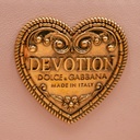 Dolce & Gabbana Faux Pearl Devotion Pink Handbag