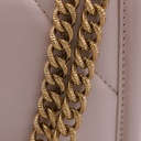 Dolce & Gabbana Faux Pearl Devotion Pink Handbag