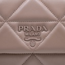 Prada Small Spectrum Nappa Leather Shoulder Bag Beige