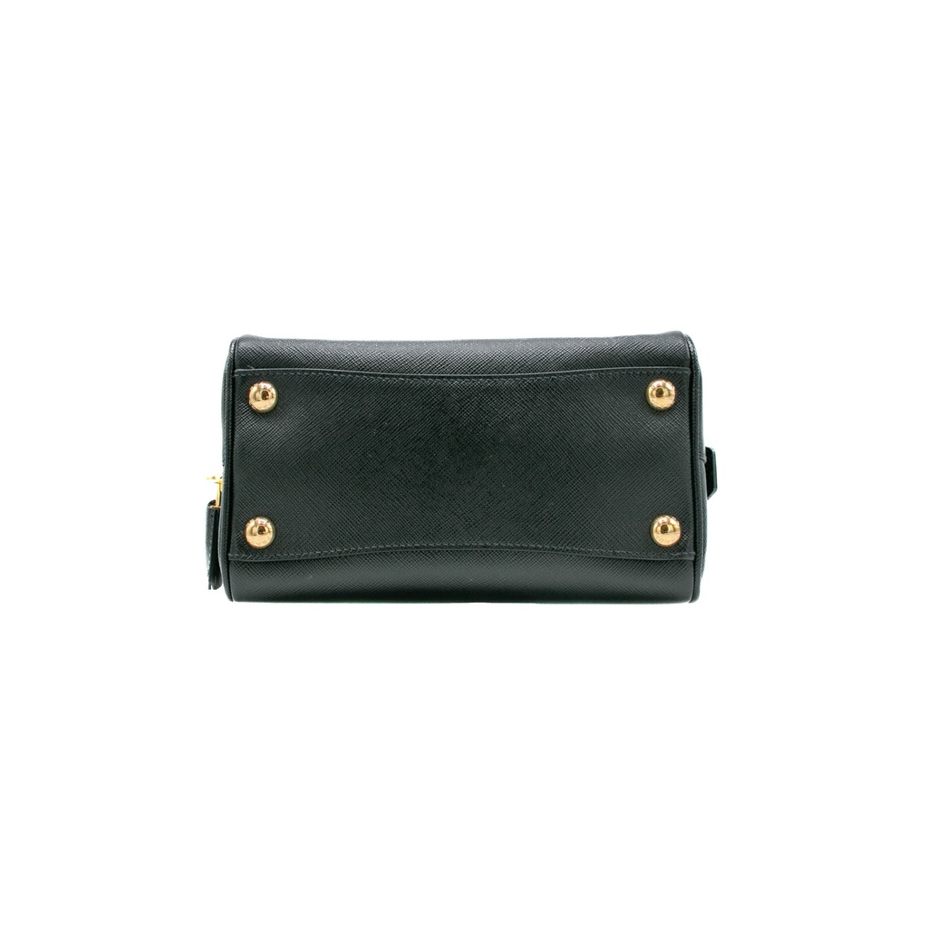 Prada Re-Edition Boston Saffiano Leather Mini Top Handle Bag
