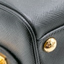 Prada Re-Edition Boston Saffiano Leather Mini Top Handle Bag