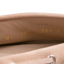 Christian Dior Miss Dior Street Moccasin Nude Suede Size 38 1/2