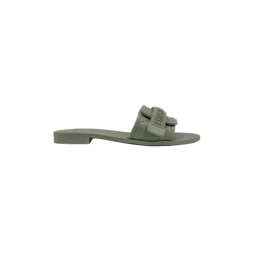 Christian Dior Rubber Macrocannage Dio(r)evolution Slide Sandals Pastel Size 41